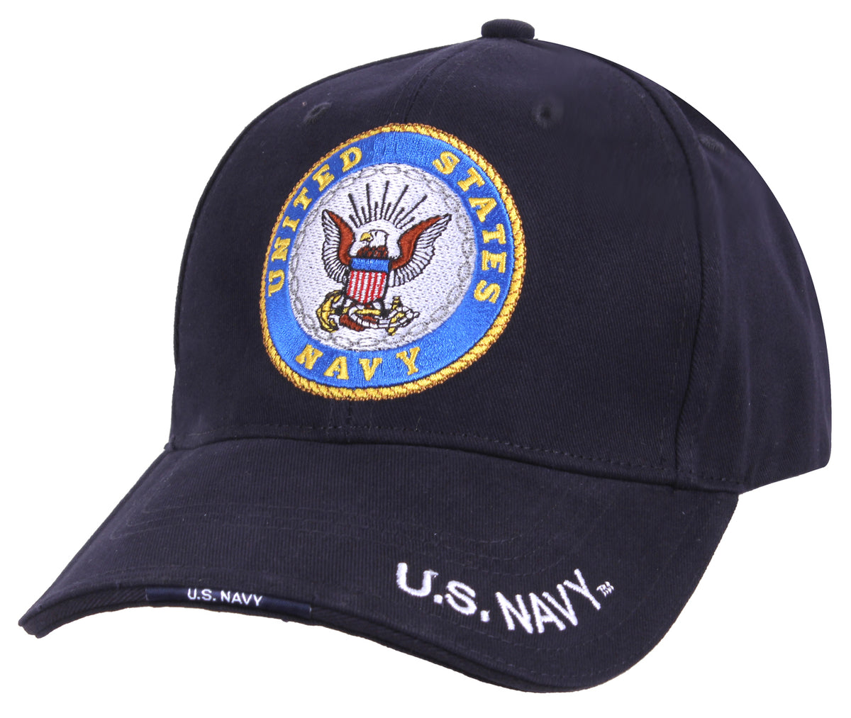 Rothco U.S. Navy Emblem Cap - Deluxe Low Profile