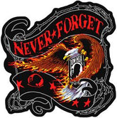 CLEARANCE - Never Forget POW-MIA Back Patch - 5 Inch