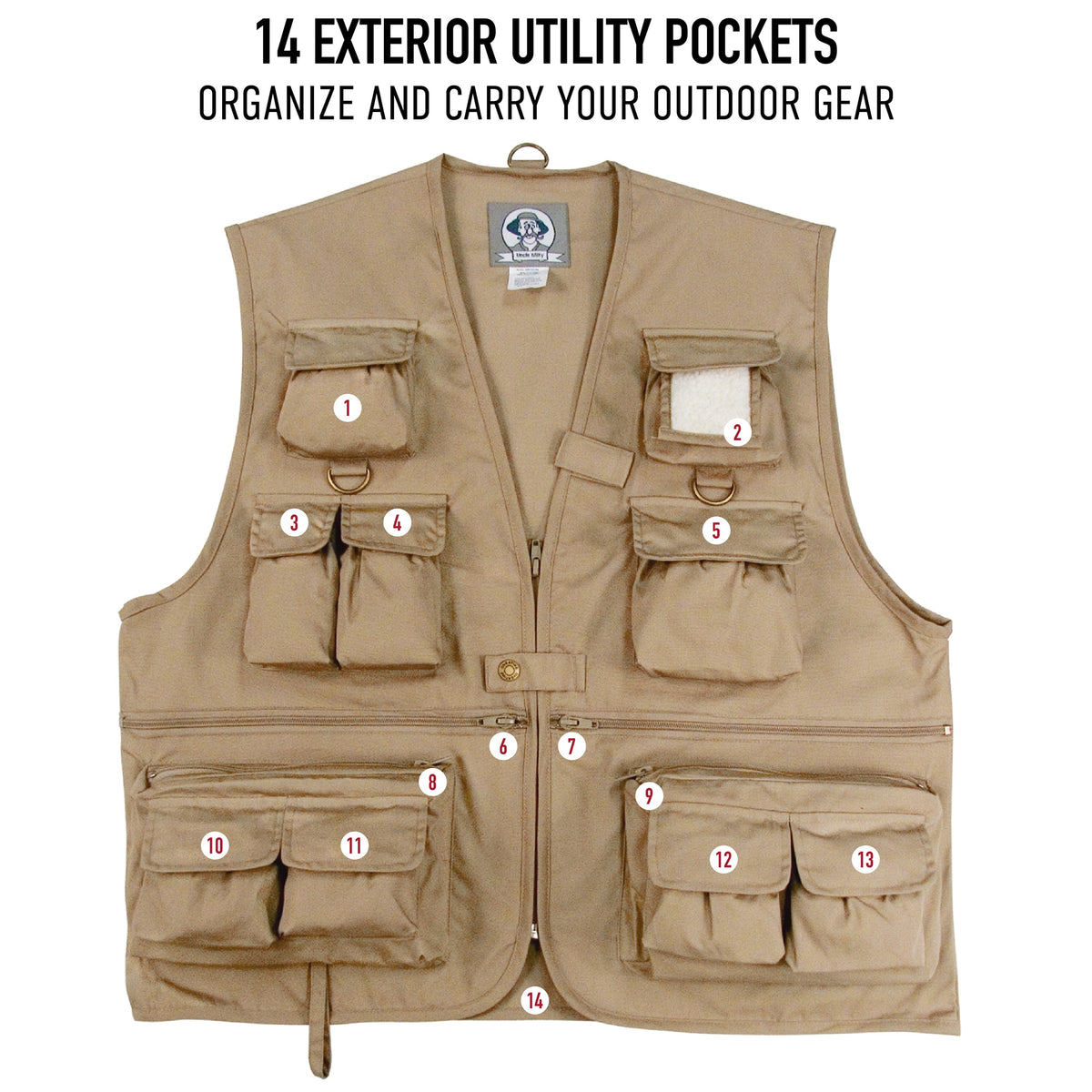 Rothco Uncle Milty Travel Vest - Fishing/Outdoor Gear