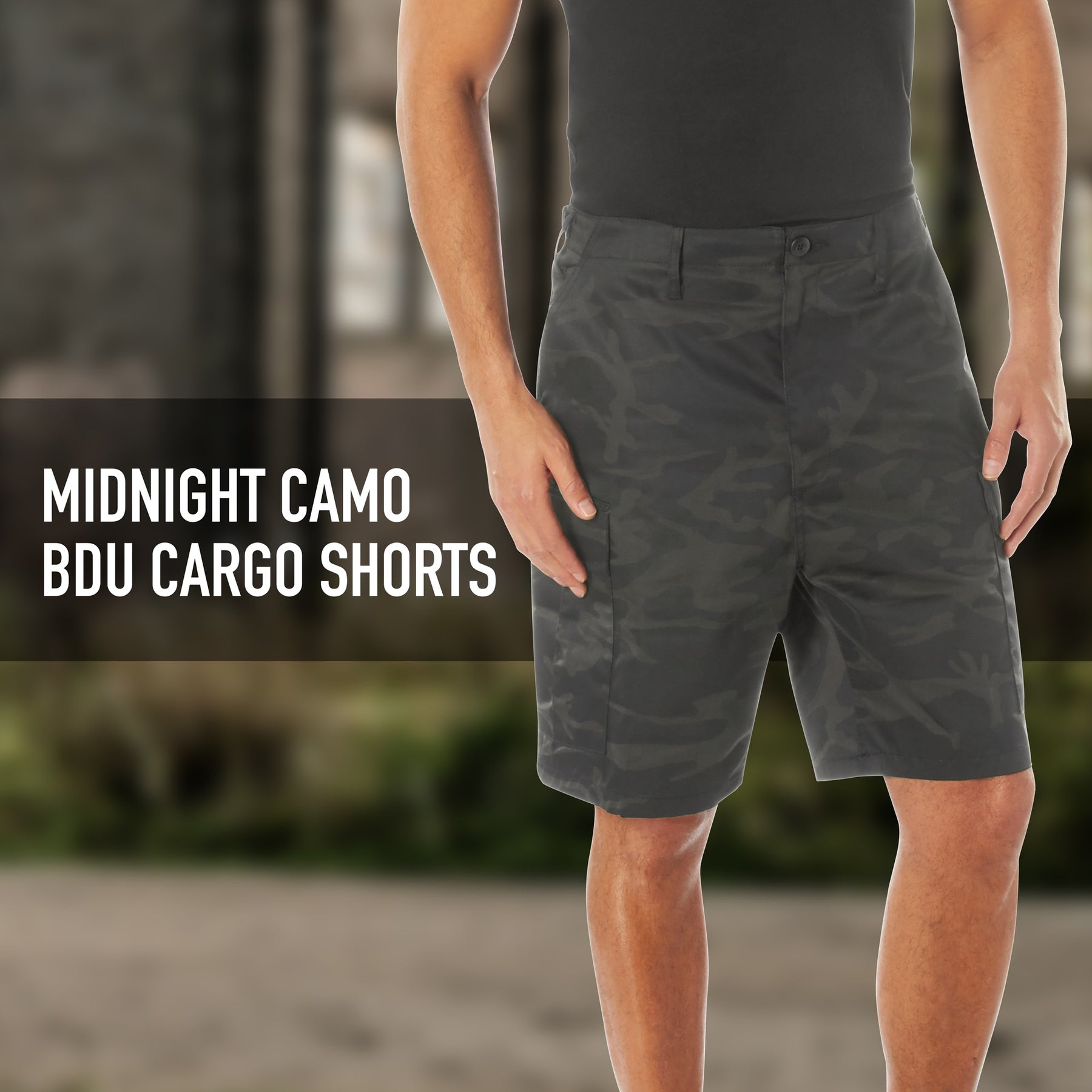 Rothco Midnight Camo Tactical BDU Shorts