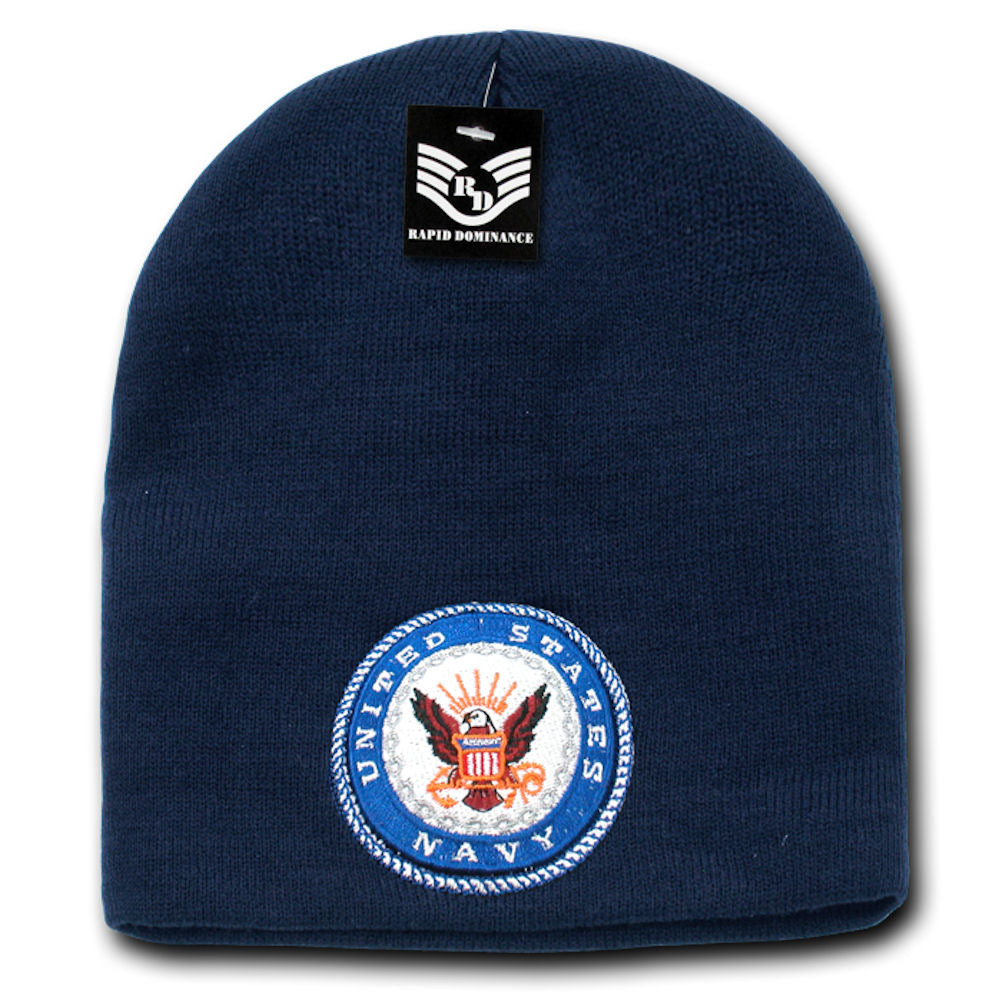 CLEARANCE - Embroidered Classic Military Beanie