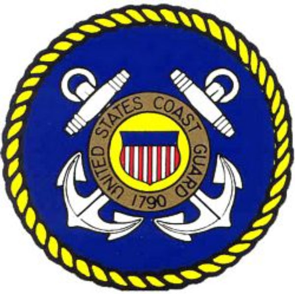 CLEARANCE - U.S. Coast Guard Sticker - Inside Window