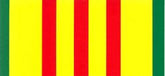 CLEARANCE - Vietnam Service Ribbon Sticker - Inside Window