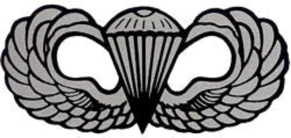 CLEARANCE - Army Parachutist Sticker - Inside Window