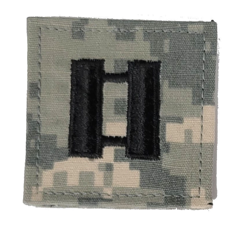 U.S. Army ACU Rank Insignia with HOOK FASTENER - Each  CLOSEOUT