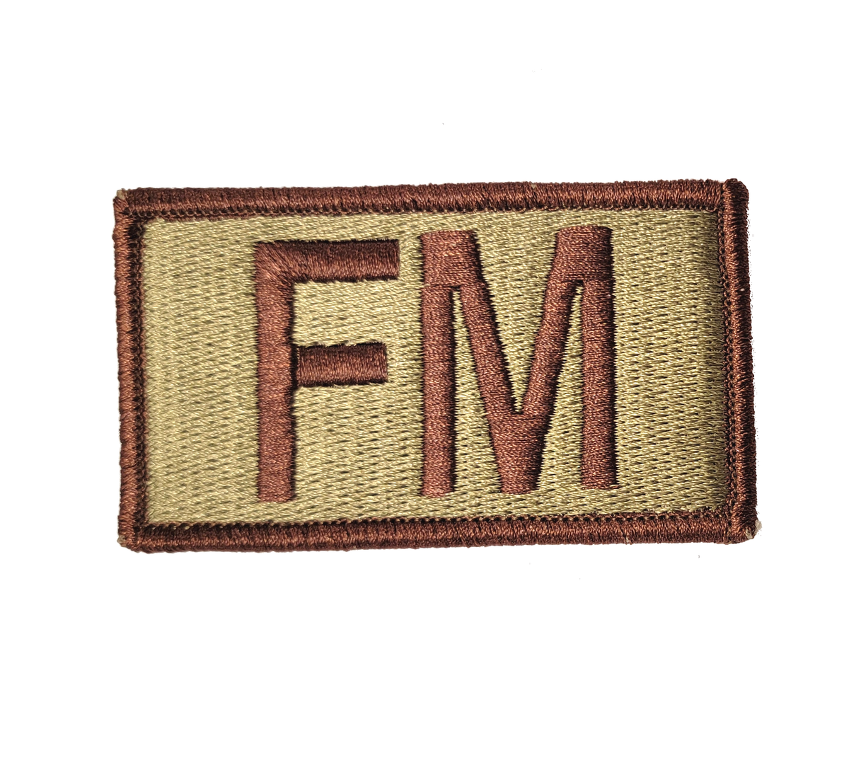 USAF FM OCP Patch - Duty Identifier Patch - Spice Brown