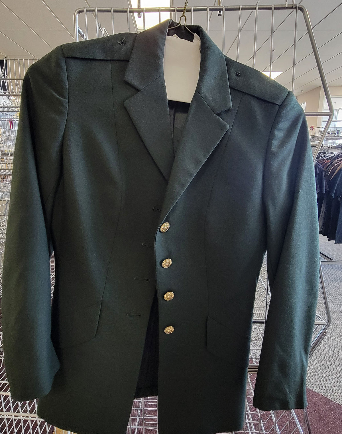 Vintage Women's U.S. Army Class A Dress Green Jacket - 6MR