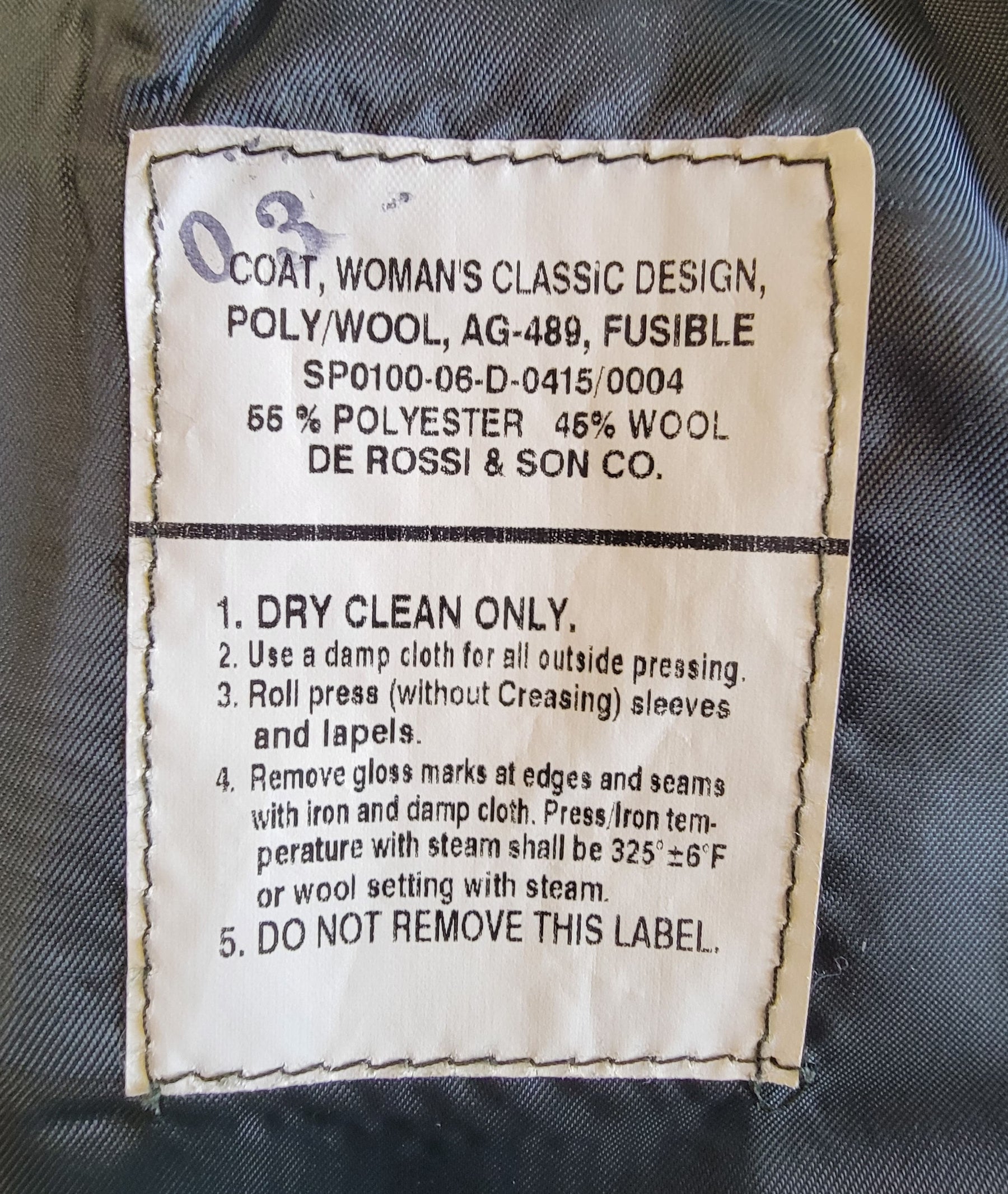 Vintage Women's U.S. Army Class A Dress Green Jacket - 6MR