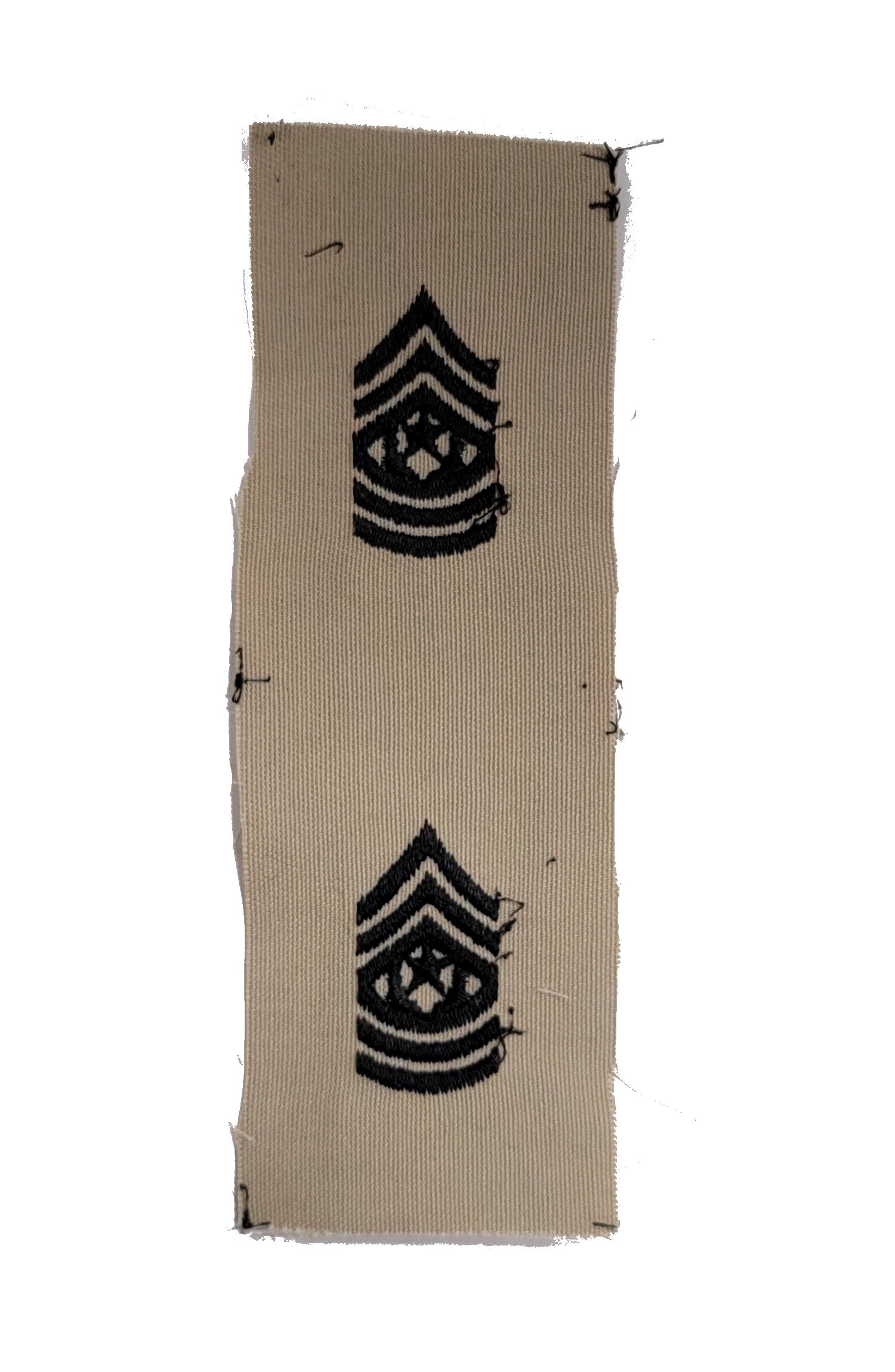 Vintage U.S. Army Rank Insignia - DESERT - 1 PAIR Sew-on - CLOSEOUT!