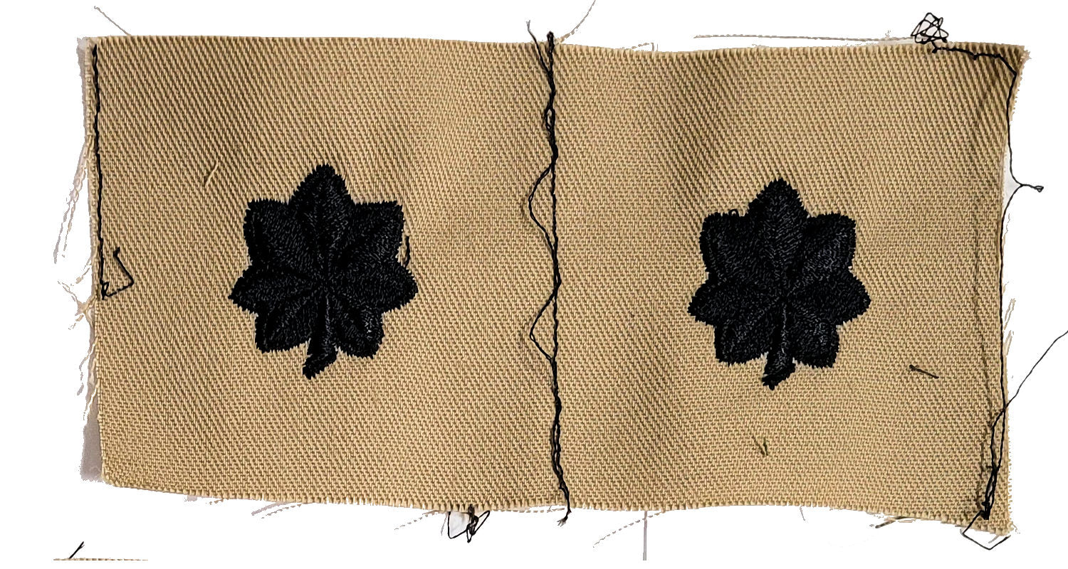 Vintage U.S. Army Rank Insignia - DESERT - 1 PAIR Sew-on - CLOSEOUT!