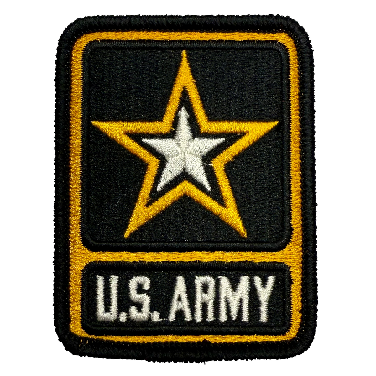 Army Star Logo Full Color Dress Patch - Sew-On or Hook Backing