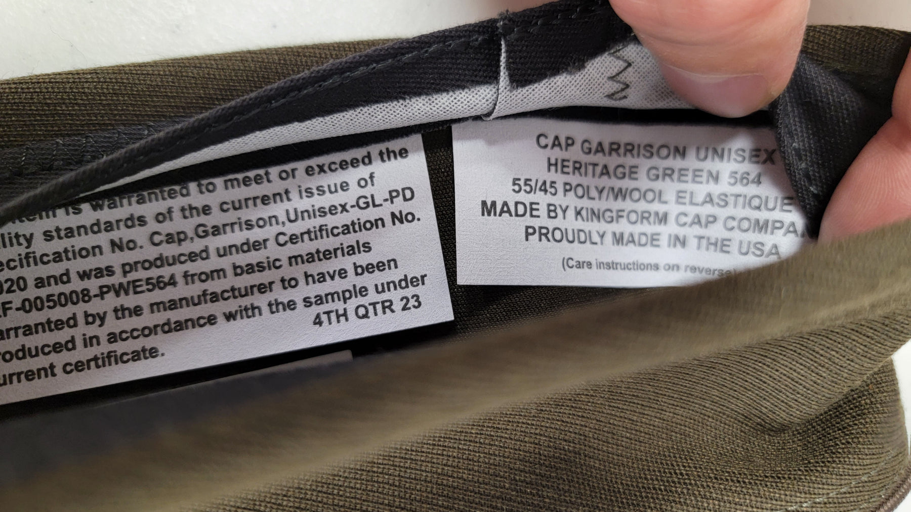 AGSU Garrison Cap - Made in U.S.A.