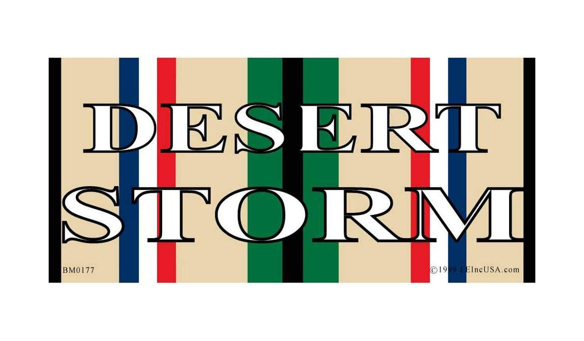 Desert Storm Sticker Decal