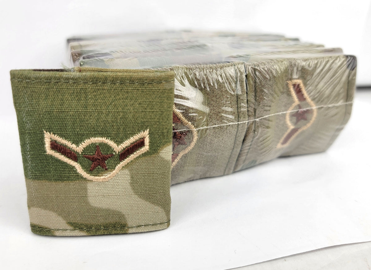 BULK BUY - LOT of 20 Air Force Gore-Tex Rank Loops - 7 COLOR OCP
