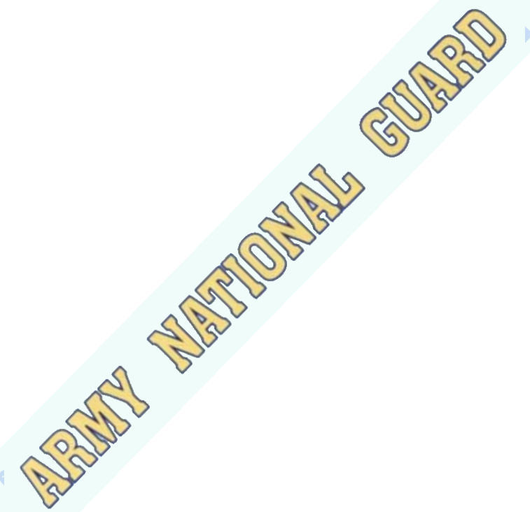 Army National Guard - Window Strip Decal