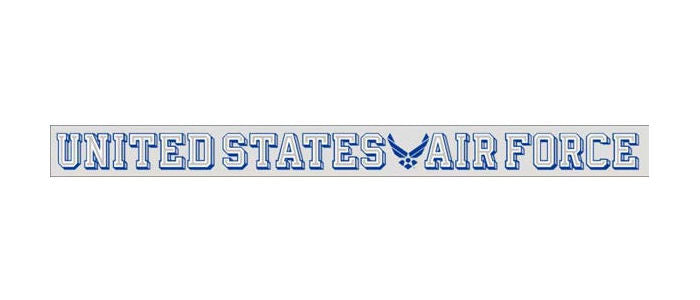 United States Air Force Wing Logo - Window Strip Decal