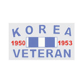 Korea Veteran 1950-1953 Sticker - Window Decal