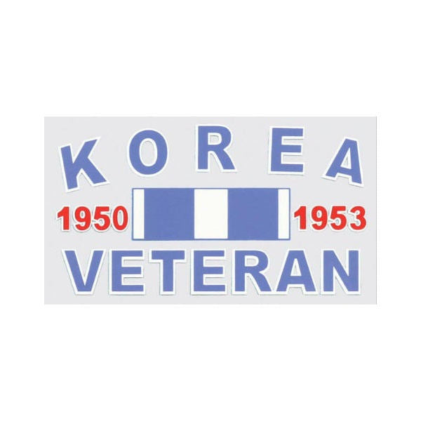 Korea Veteran 1950-1953 Sticker - Window Decal