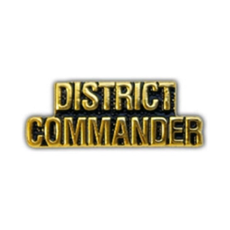 DISTRICT COMMANDER Small Hat Pin