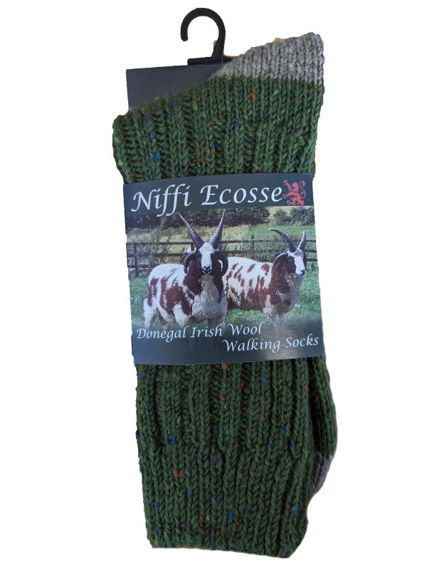 Donegal Irish Wool Walking Socks