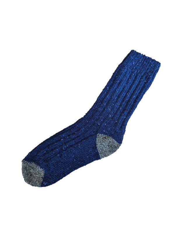 Donegal Irish Wool Walking Socks - Navy