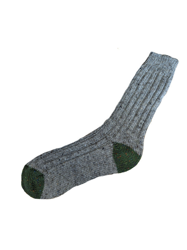 Donegal Irish Wool Walking Socks - Taupe