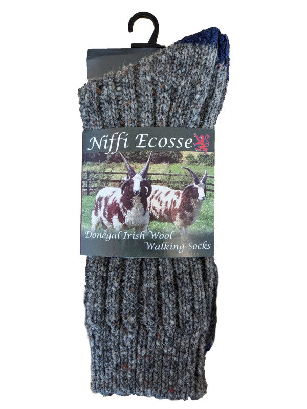 Donegal Irish Wool Walking Socks