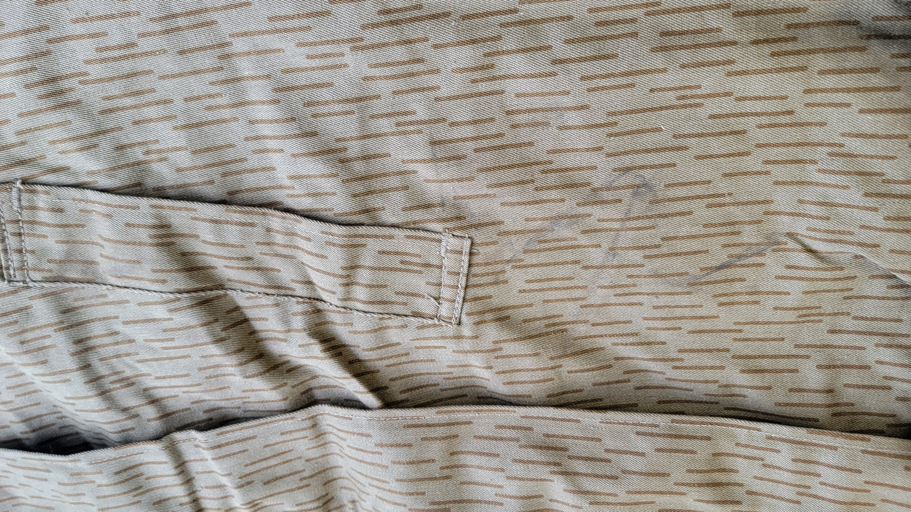 East German Military Jacket - Strichtarn Rain Camo Pattern