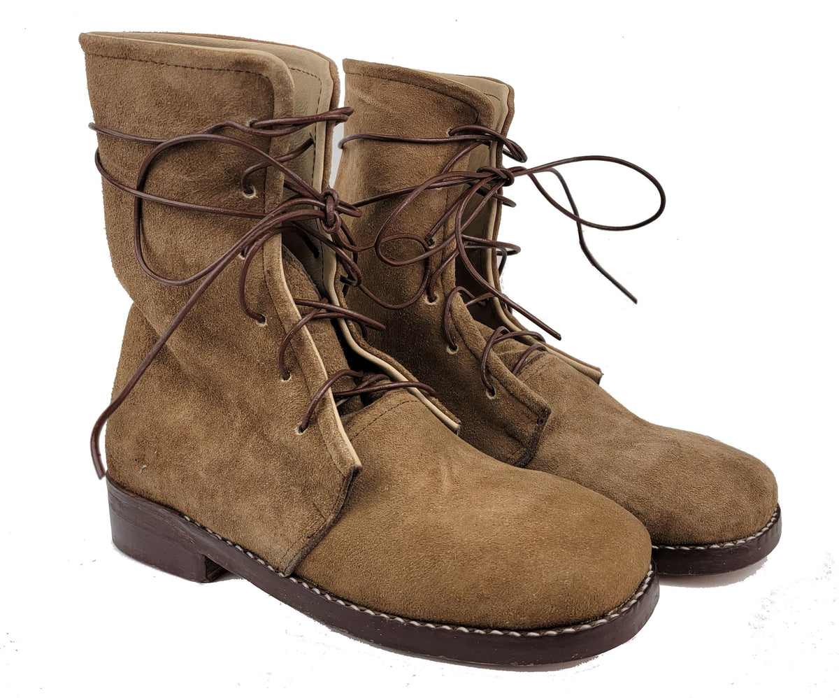 Reproduction Colonial Trekker Half Boots - 18th Century Reenactment Shoes