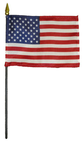 CLEARANCE - U.S.A. Flag with Stick