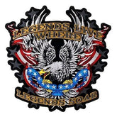 CLEARANCE - Legends Soar American Eagle Back Patch - 5 Inch