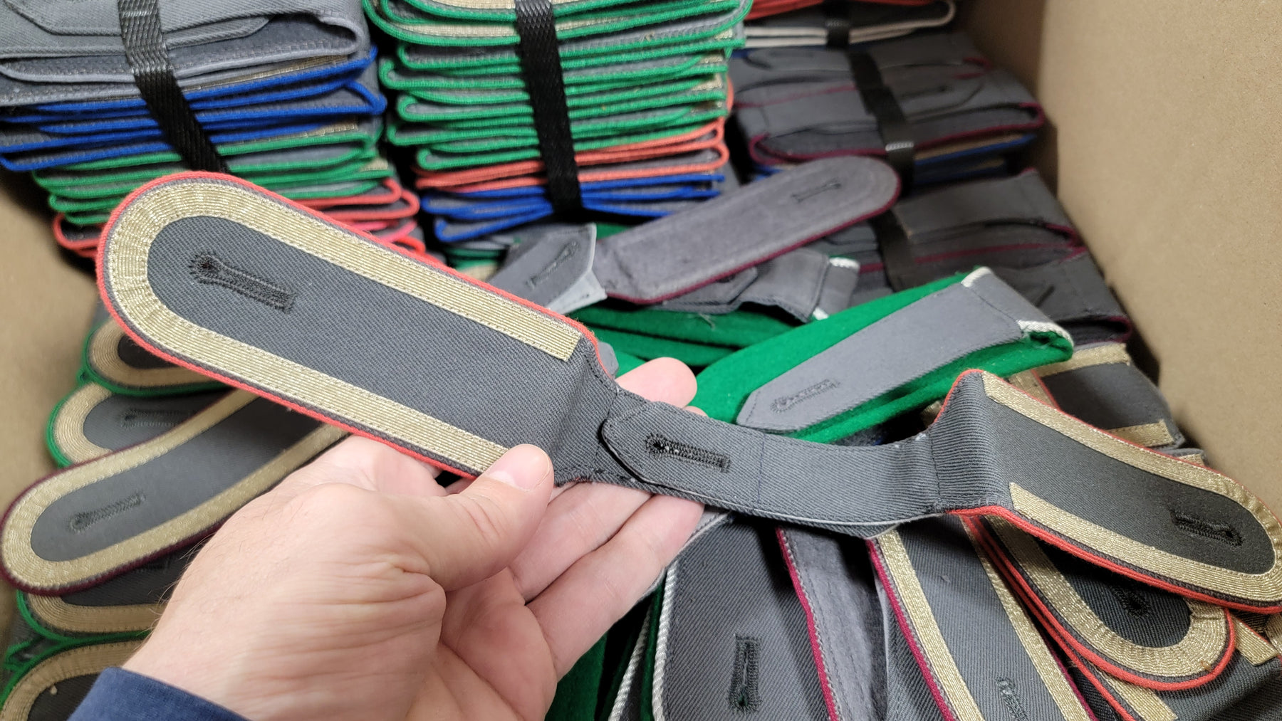 10 PACK German Army Rank Shoulder Boards for Epaulets - Military Surplus