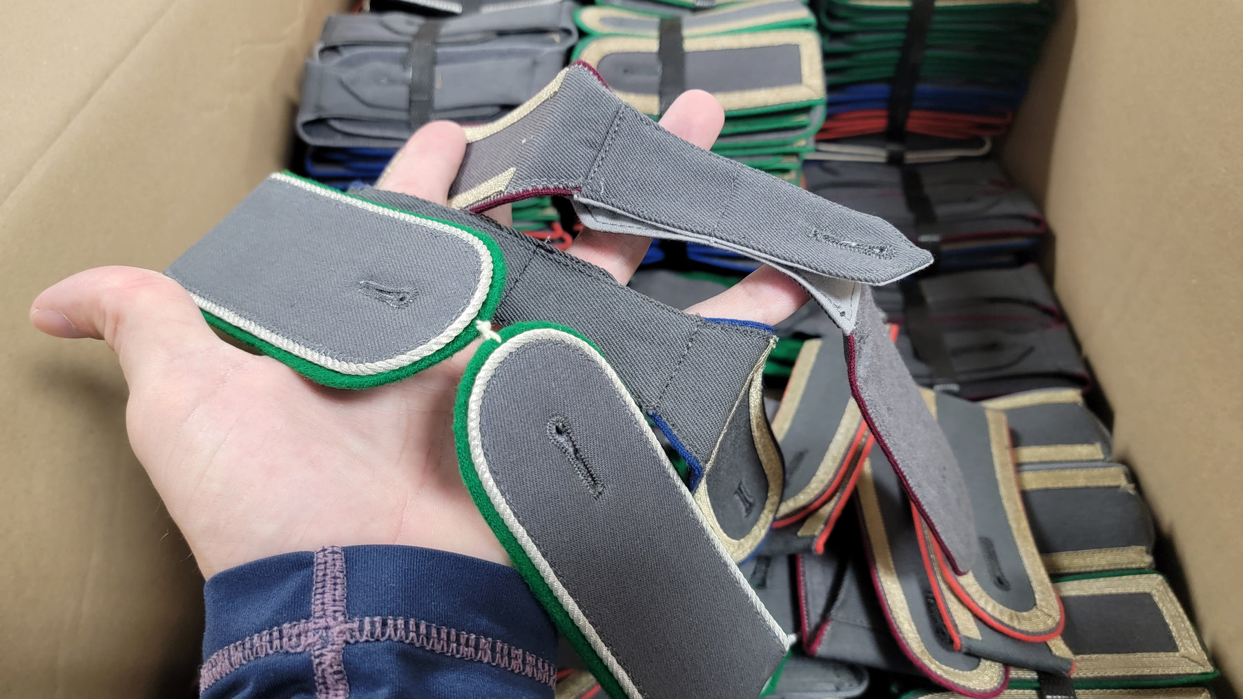 10 PACK German Army Rank Shoulder Boards for Epaulets - Military Surplus