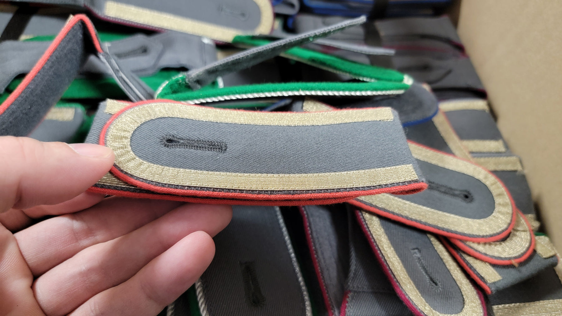 10 PACK German Army Rank Shoulder Boards for Epaulets - Military Surplus