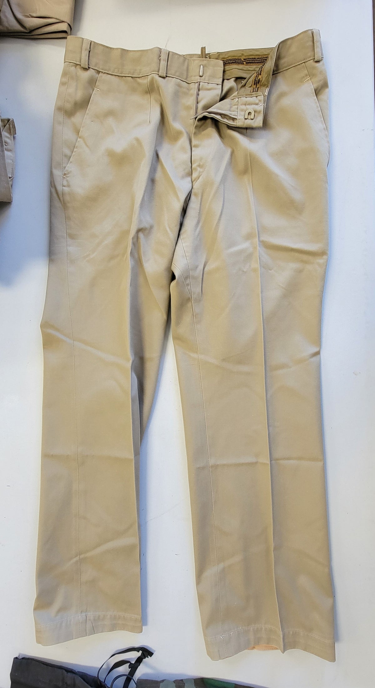 CLEARANCE - Lot of 13 German Surplus Khaki Pants - MEDIUM/REGULAR - Lot #B