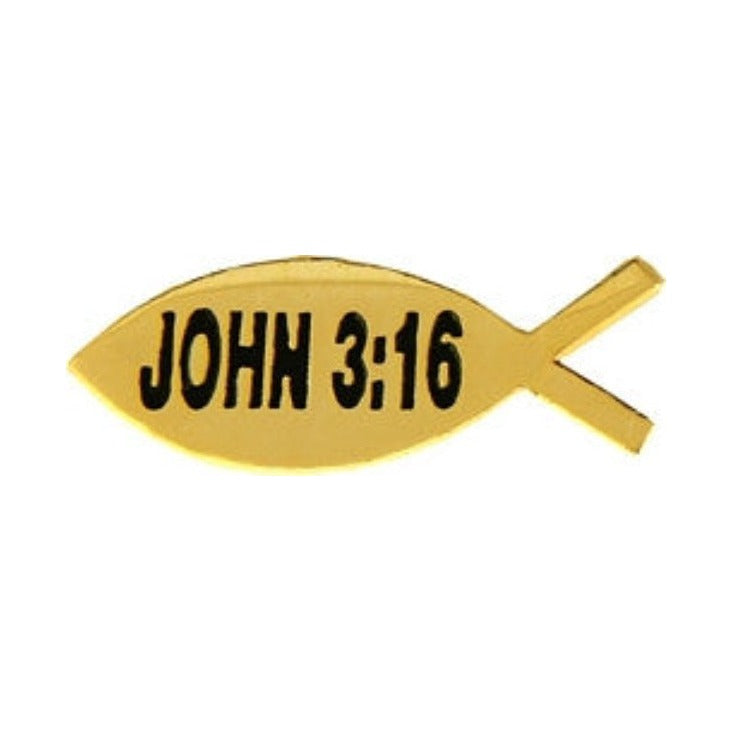 John 3:16 Fish Pin