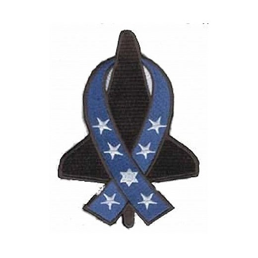 NASA Space Shuttle Columbia Commemorative Patch - BLUE RIBBON