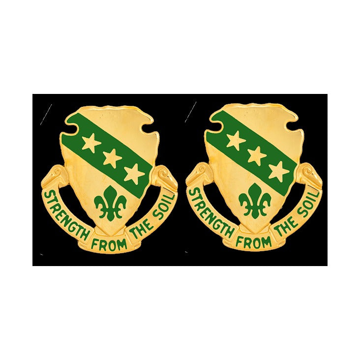 North Dakota State Headquarters Army National Guard Unit Crest DUI - 1 PAIR
