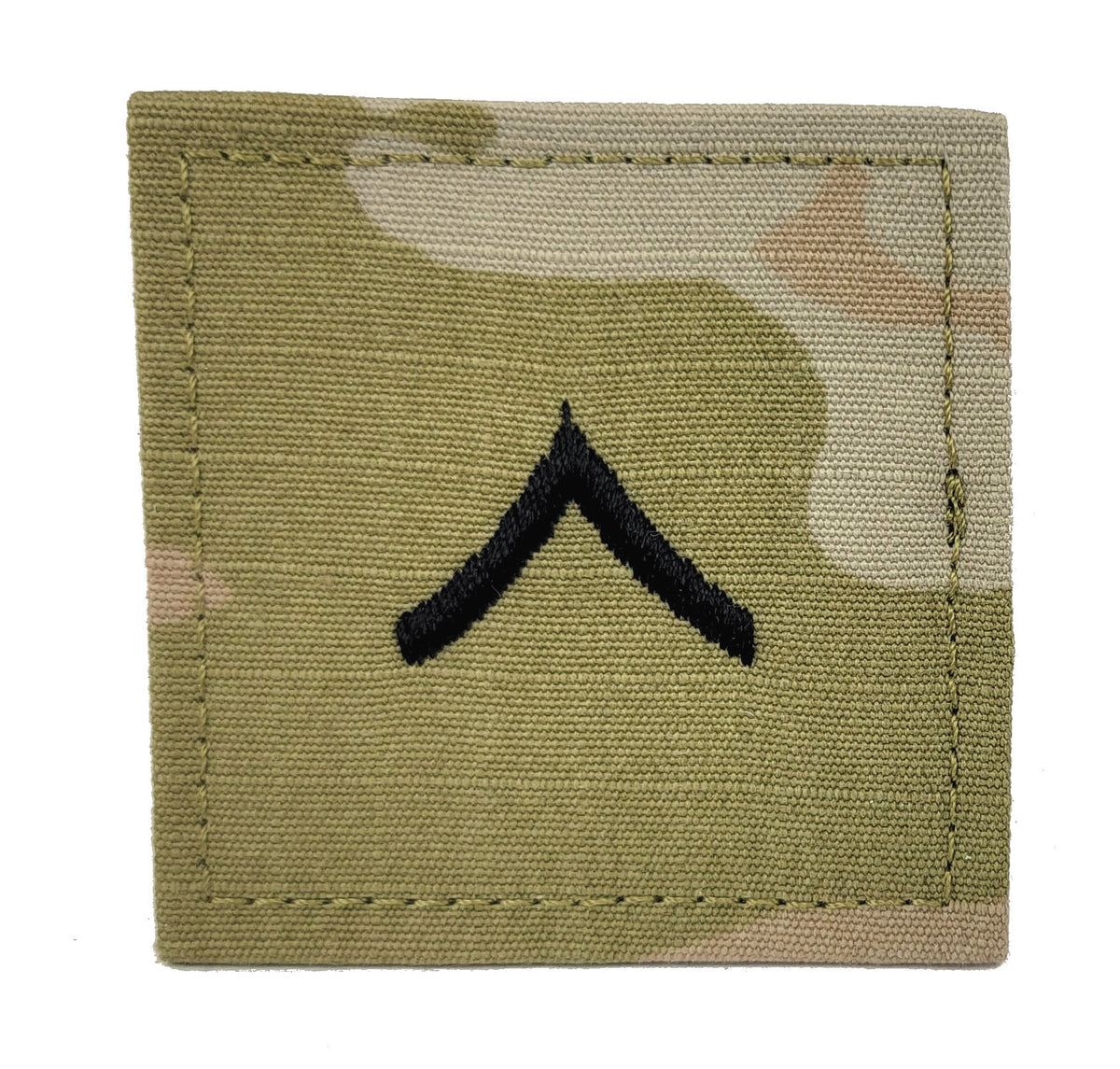 U.S. Army OCP Rank Insignia - 2x2 with HOOK Fastener