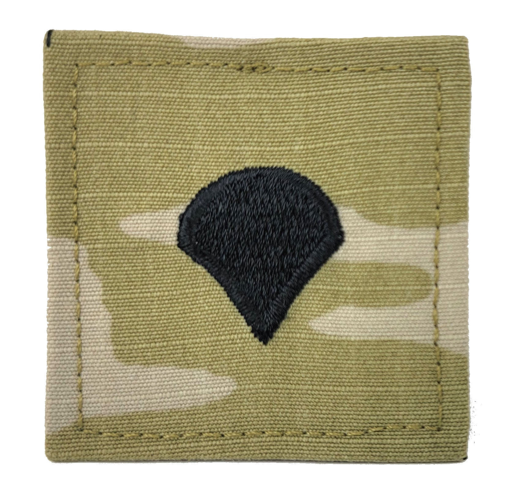 U.S. Army OCP Rank Insignia - 2x2 with HOOK Fastener