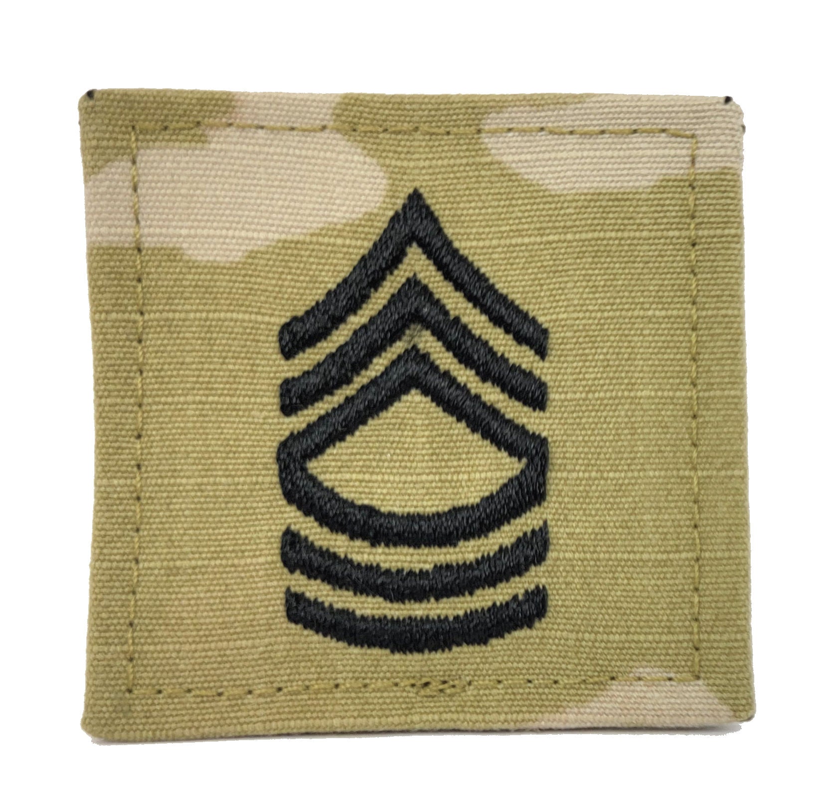 U.S. Army OCP Rank Insignia - 2x2 with HOOK Fastener