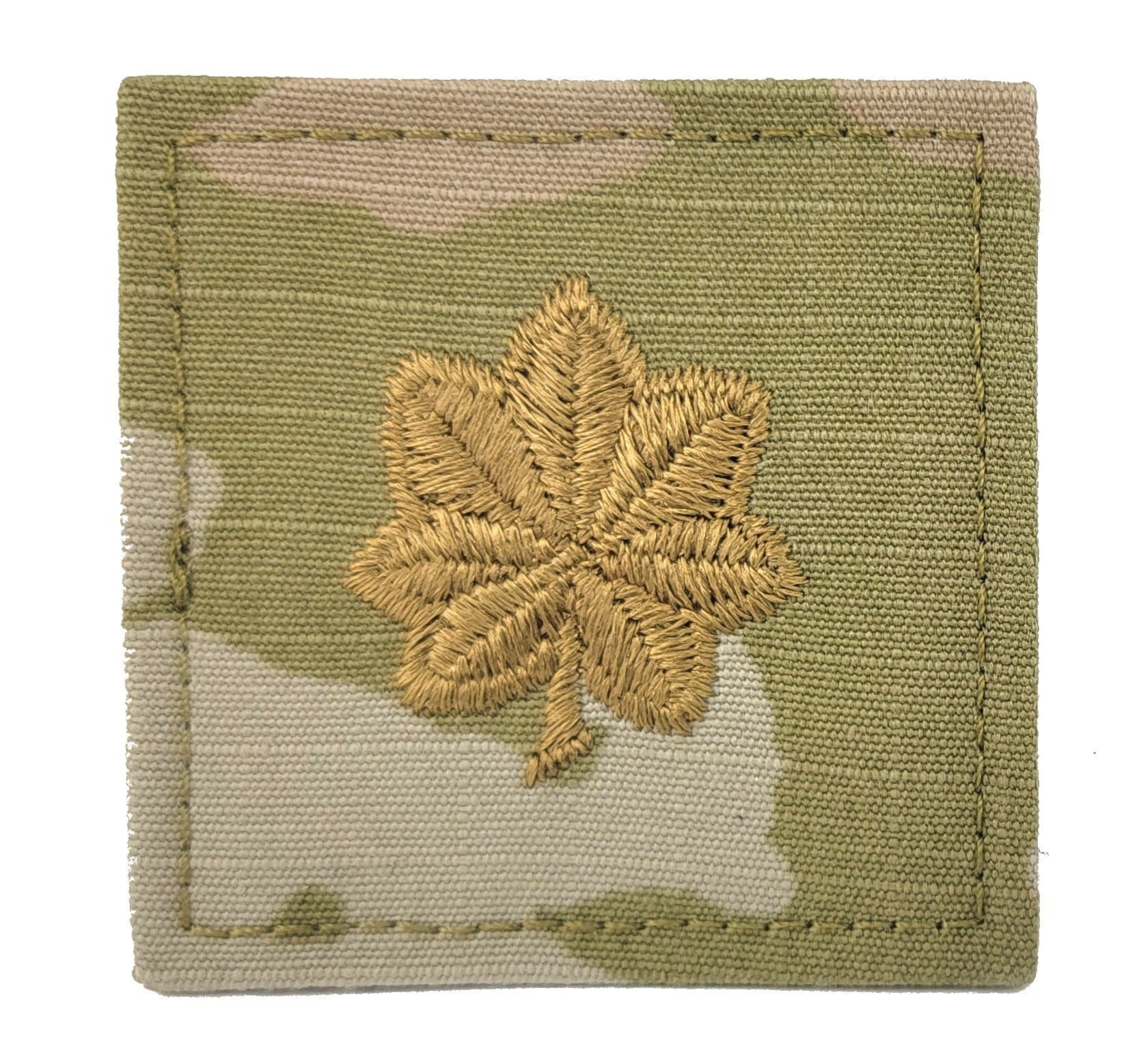 U.S. Army OCP Rank Insignia - 2x2 with HOOK Fastener