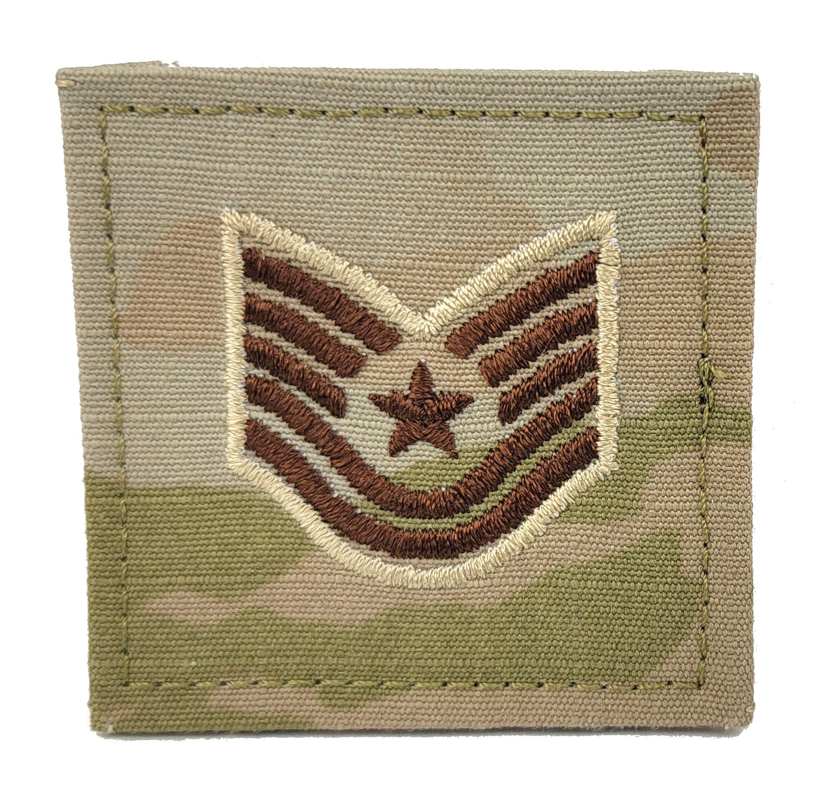 Air Force 3 Color OCP Rank Hook - E6 Tech Sergeant