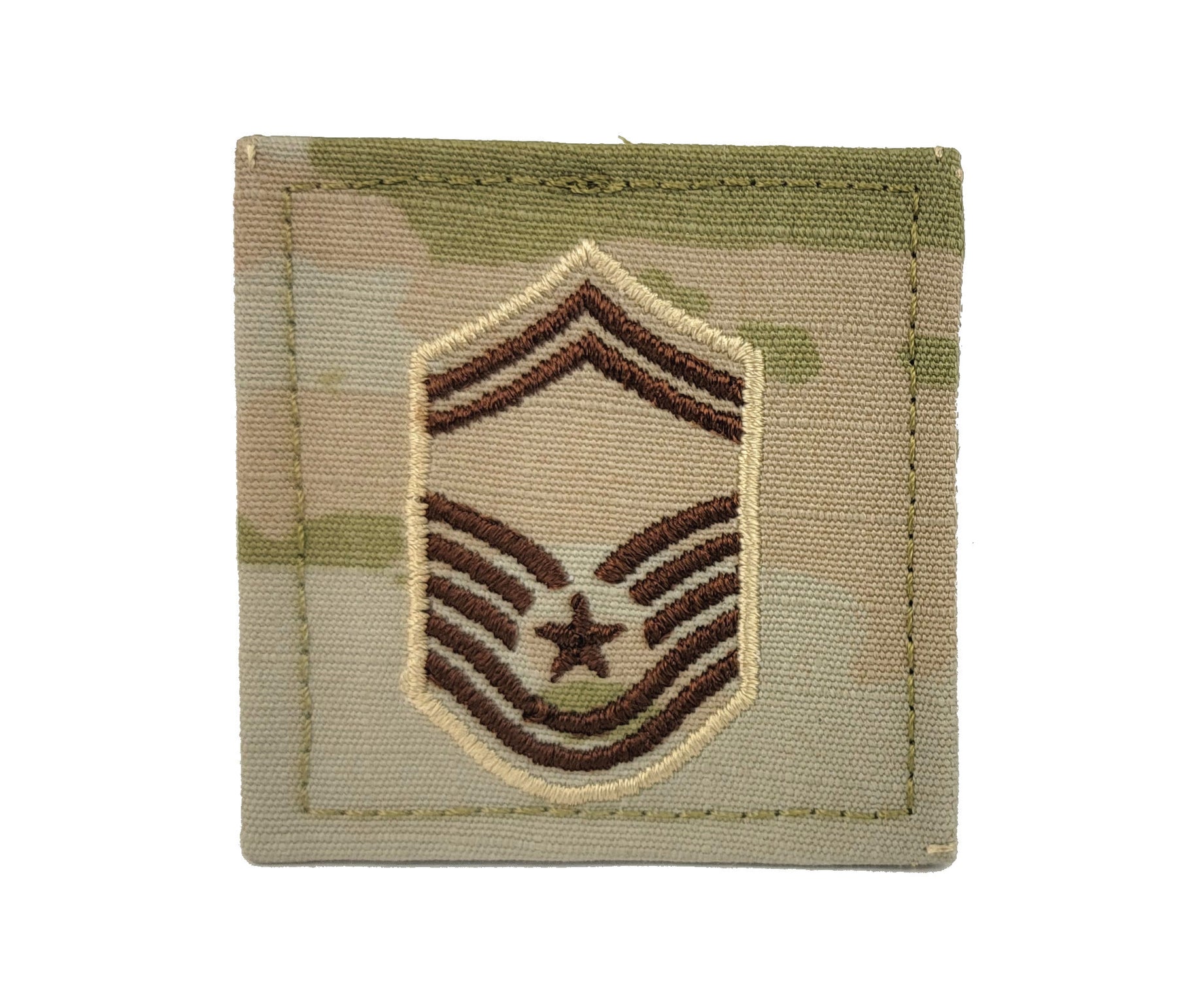 U.S. Air Force OCP Rank with Hook E8 Master Sergeant