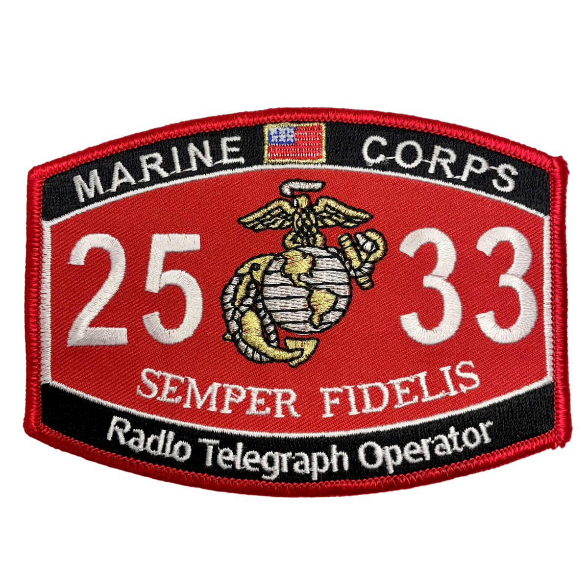 Radio Telegraph Operator MOS 2533 - USMC Sew-On Patch - CLEARANCE!