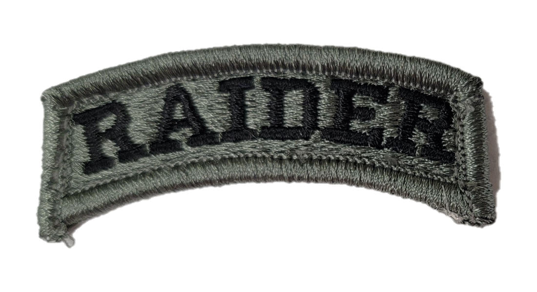RAIDER Tab - ACU Patch with Hook Fastener