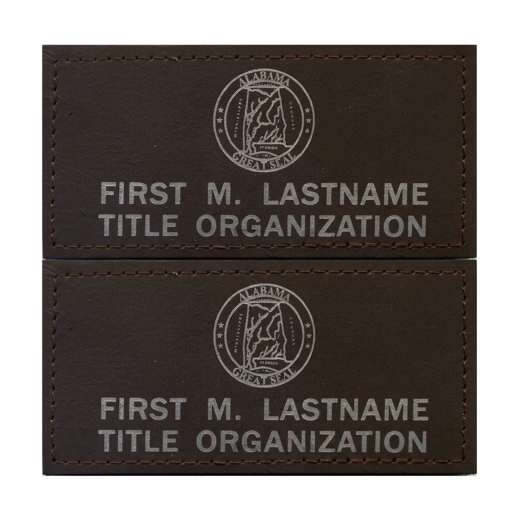 1 Pair State Seal Flight Badges Brown