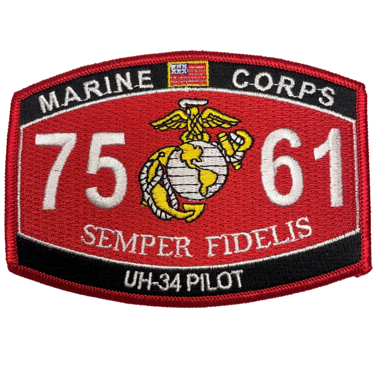 UH-34 Pilot MOS 7561 - USMC Sew-On Patch - CLEARANCE!