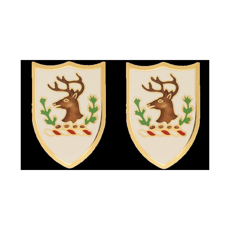 Vermont State Headquarters Army National Guard Unit Crest DUI - 1 PAIR