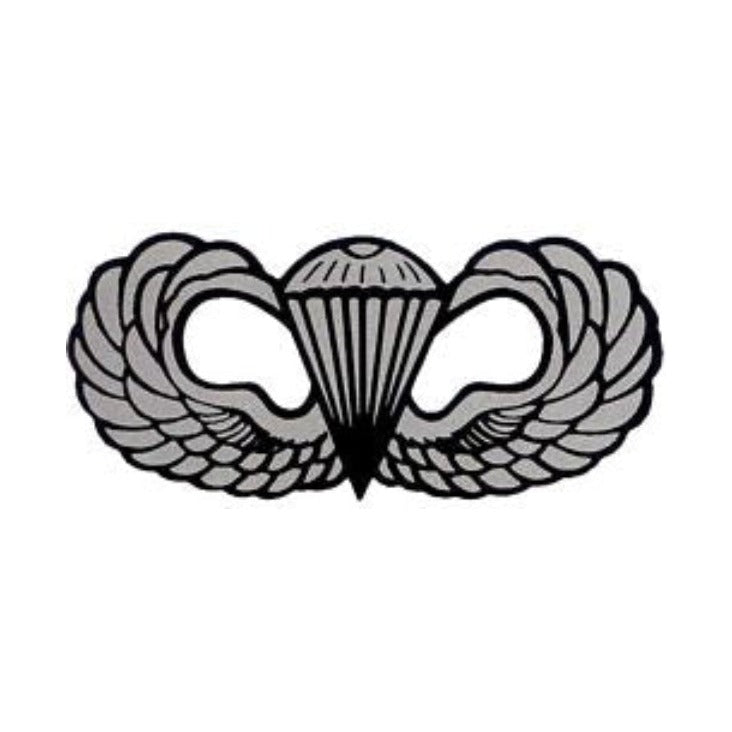 CLEARANCE - Army Parachutist Sticker - Inside Window